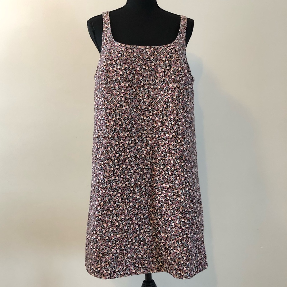 Women’s H&M Sleeveless A-line Floral Corduroy Dress size M